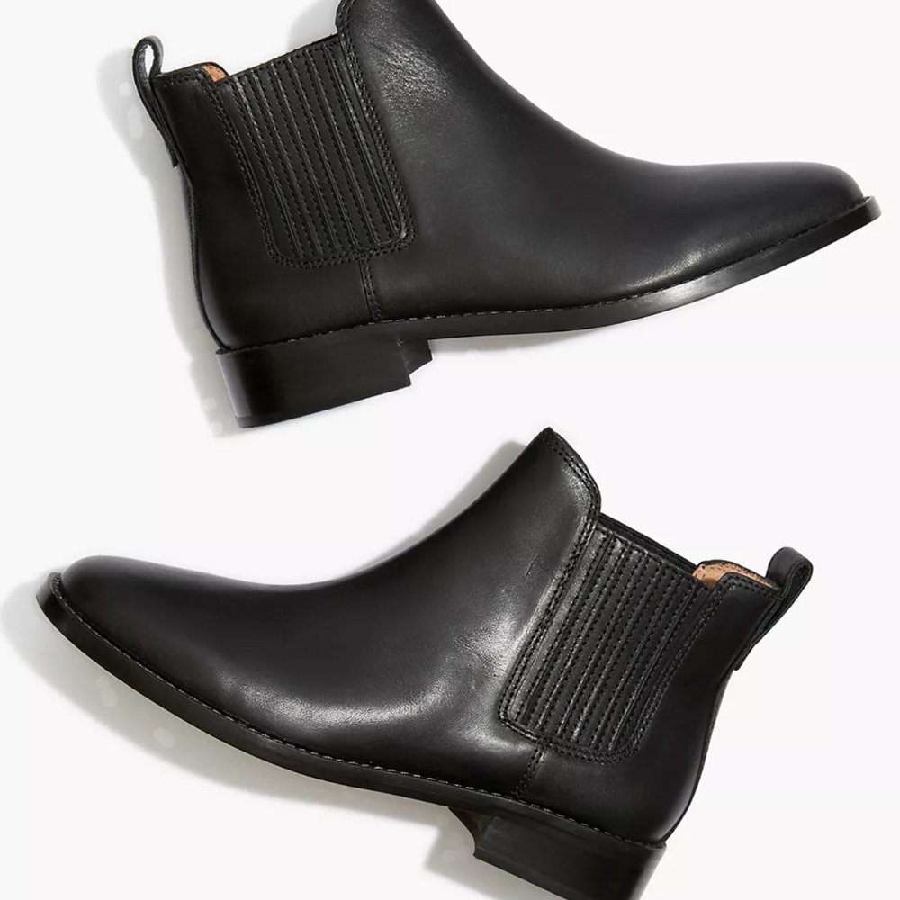 Madewell The Ainsley Chelsea Boot Size 7.5 Black